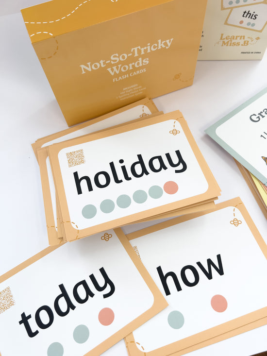 LWMB Not-So-Tricky Word Cards (100 Words)