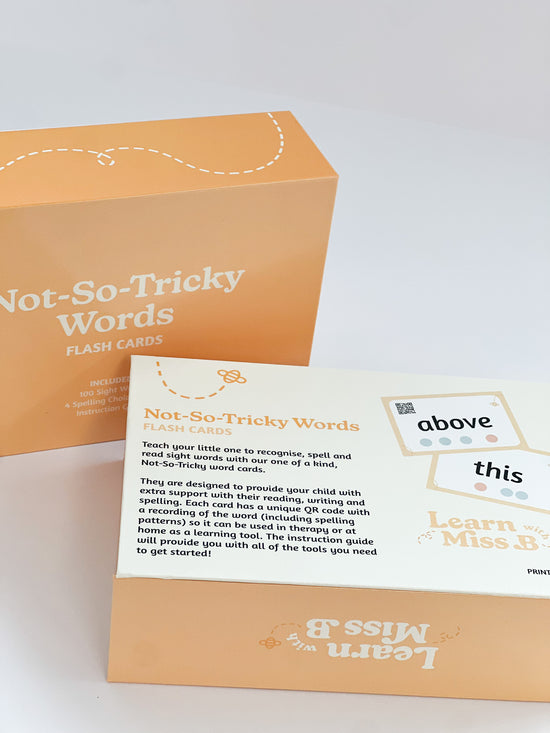 LWMB Not-So-Tricky Word Cards (100 Words)